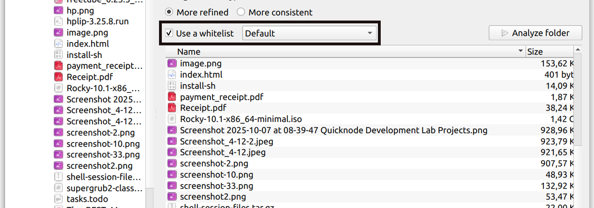 Beyaz Listeler: dosyalarınızın nasıl kategorize edildiğini özelleştirin